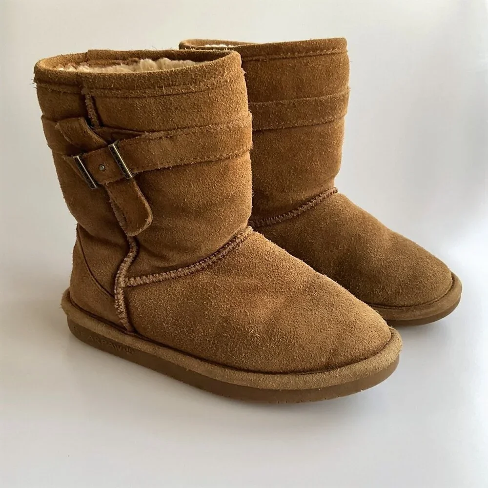 BEARPAW  BOOTS GIRLS SIZE 1 GUC